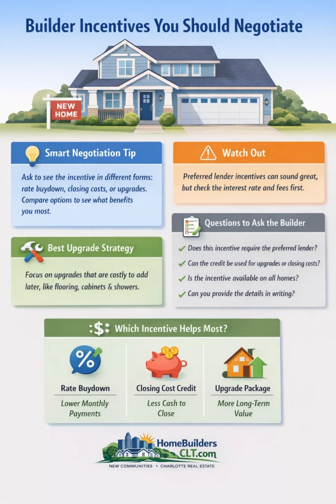 builder incentives options