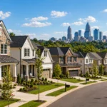 New construction homes around Charlotte with a mix of suburban neighborhoods and city access